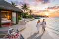 Romantic honeymoon destination luxury beach resort